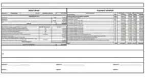 Dosti West County cost sheet preview
